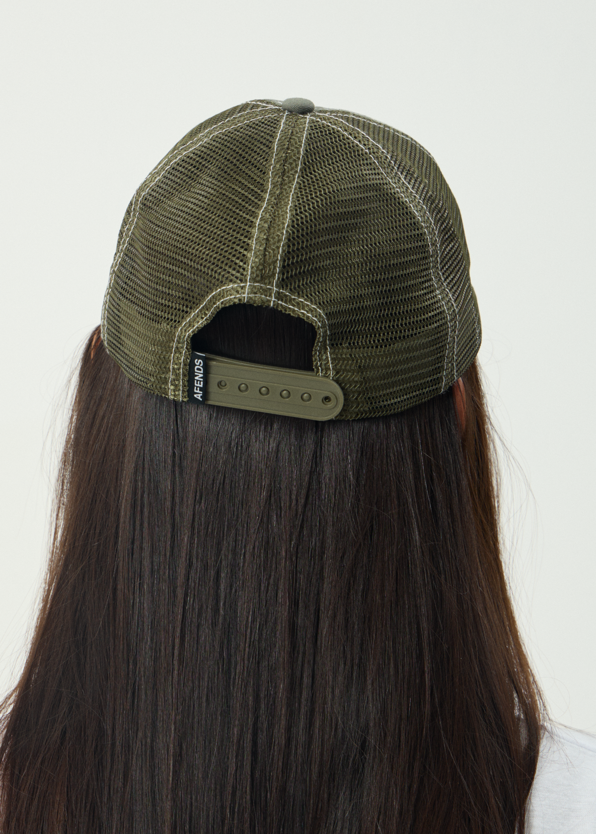 AFENDS Mens Skeletor - Six Panel Mesh Cap - Sycamore