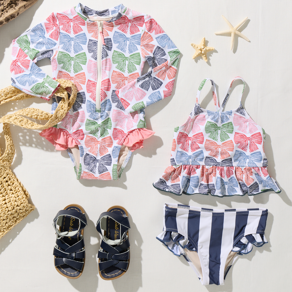 Baby Girls Arden Suit - Multi Bows
