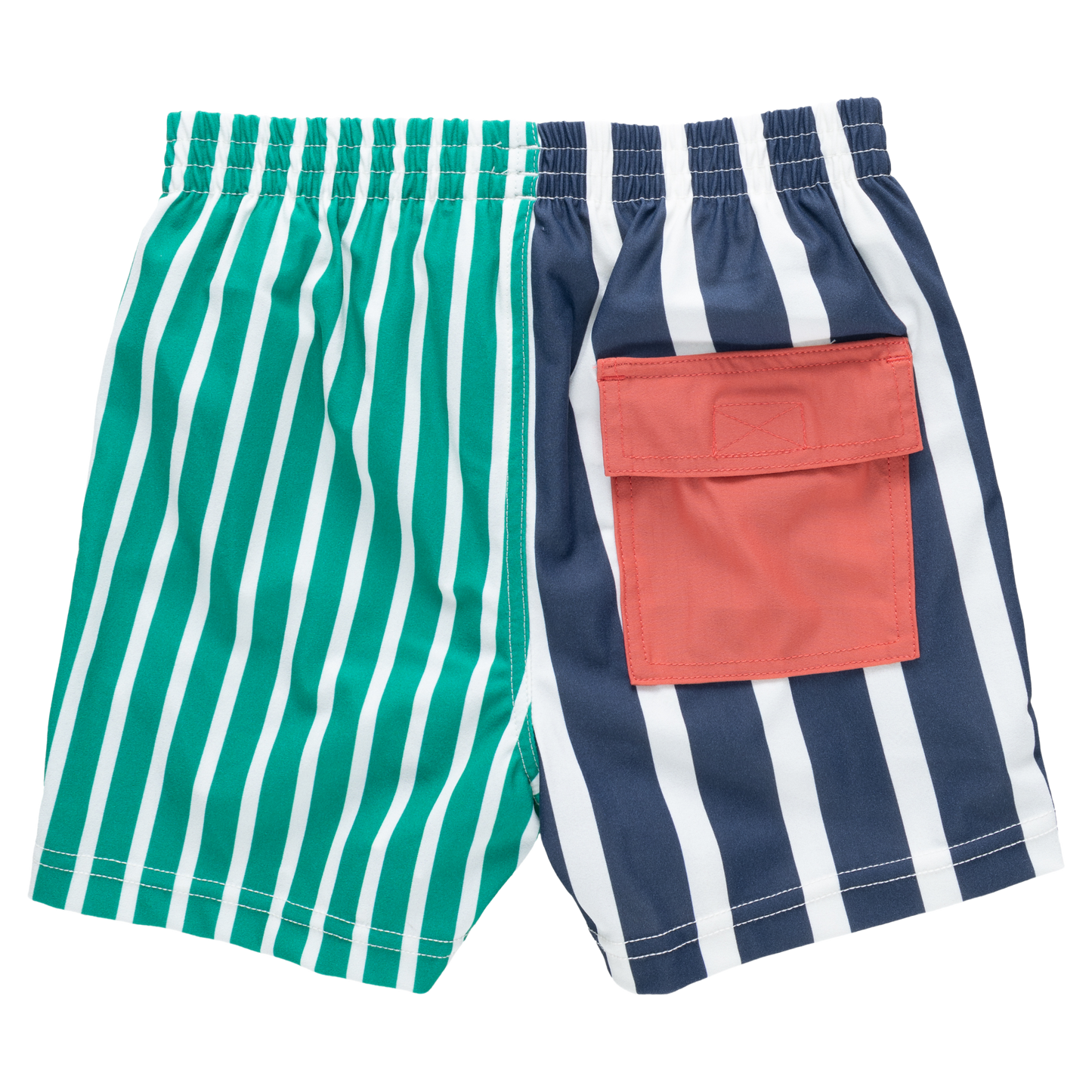 Boys Swim Trunk - Multi Stripe