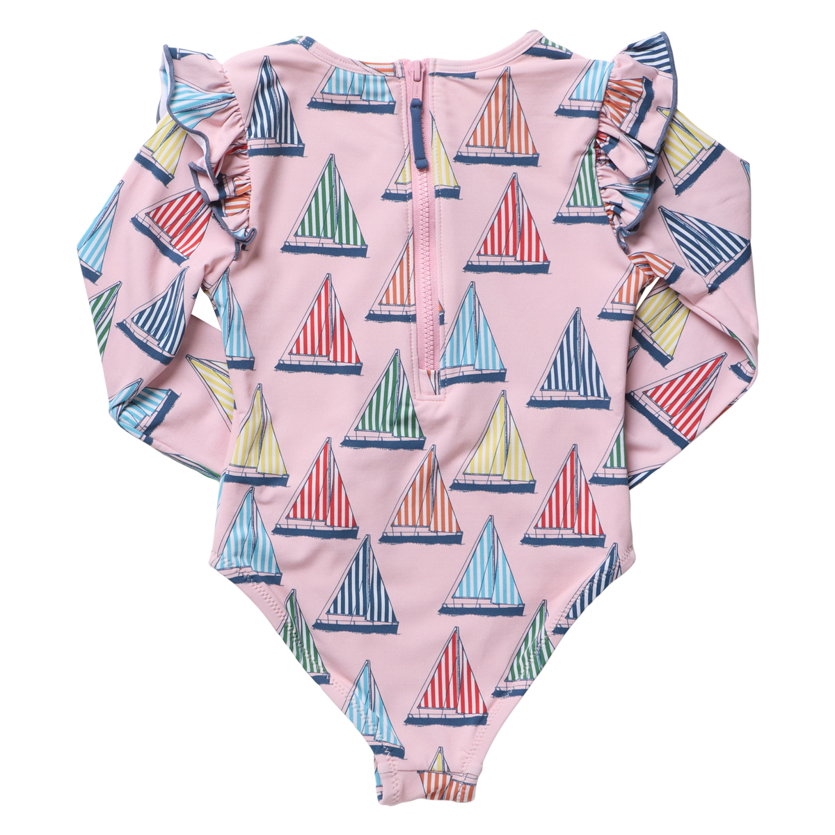 Girls Rachel Suit - Pink Regatta