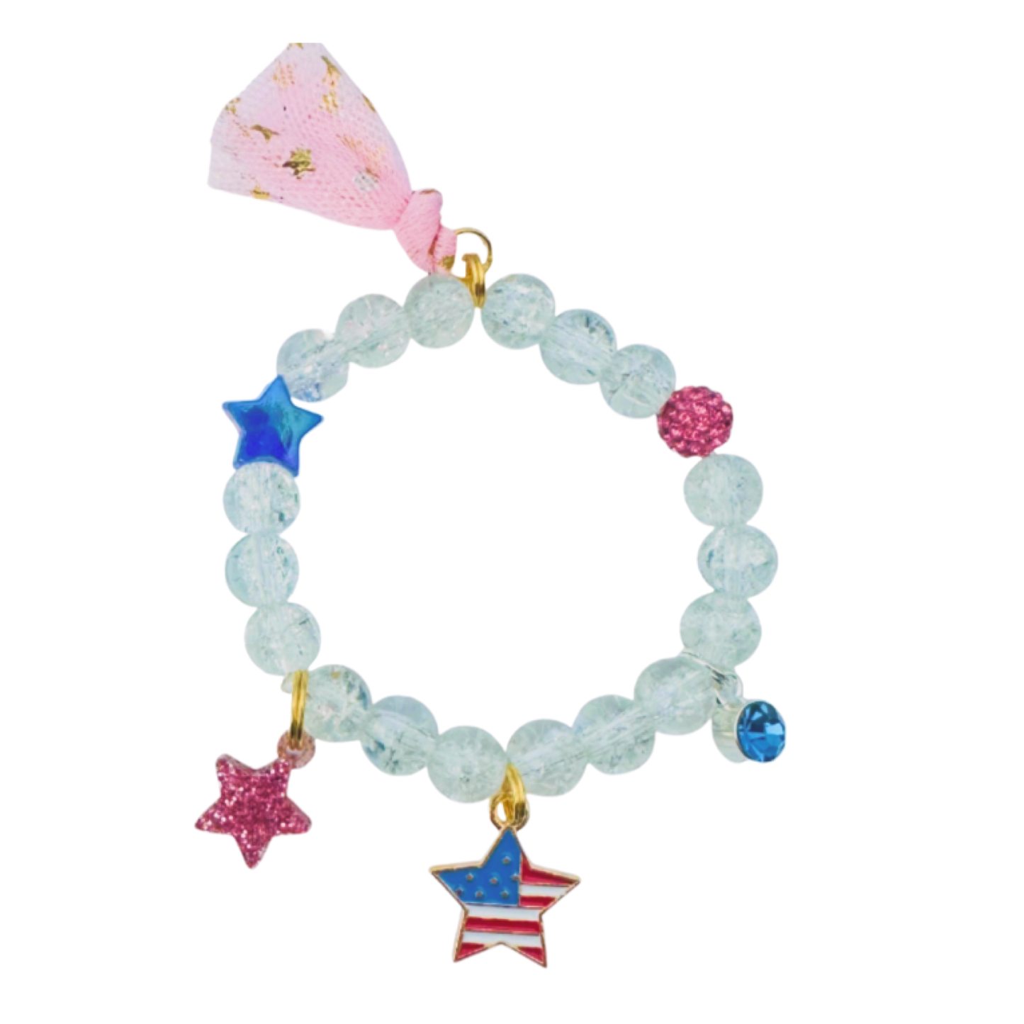 Red White and Blue Star Bracelet