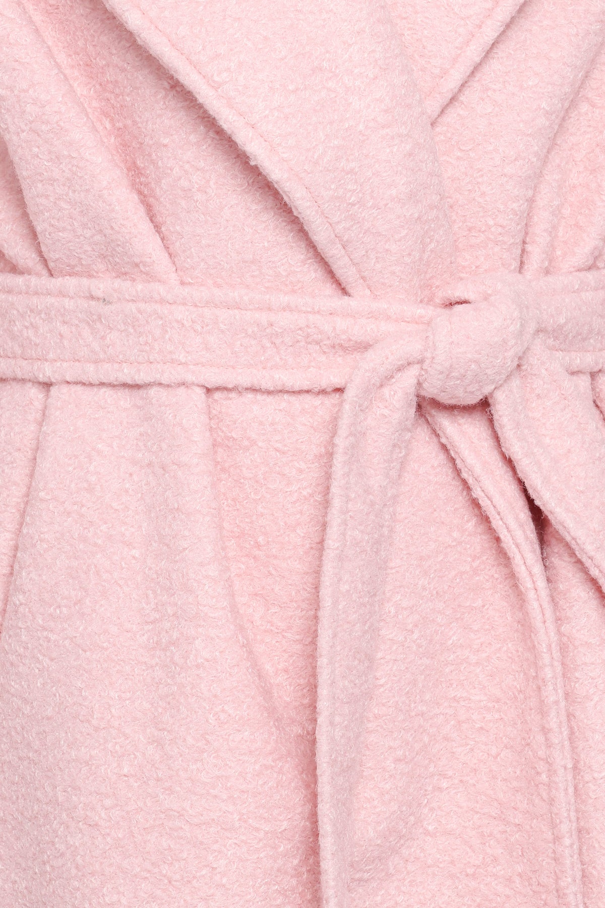 Jazzie Boucle Coat - Baby Pink