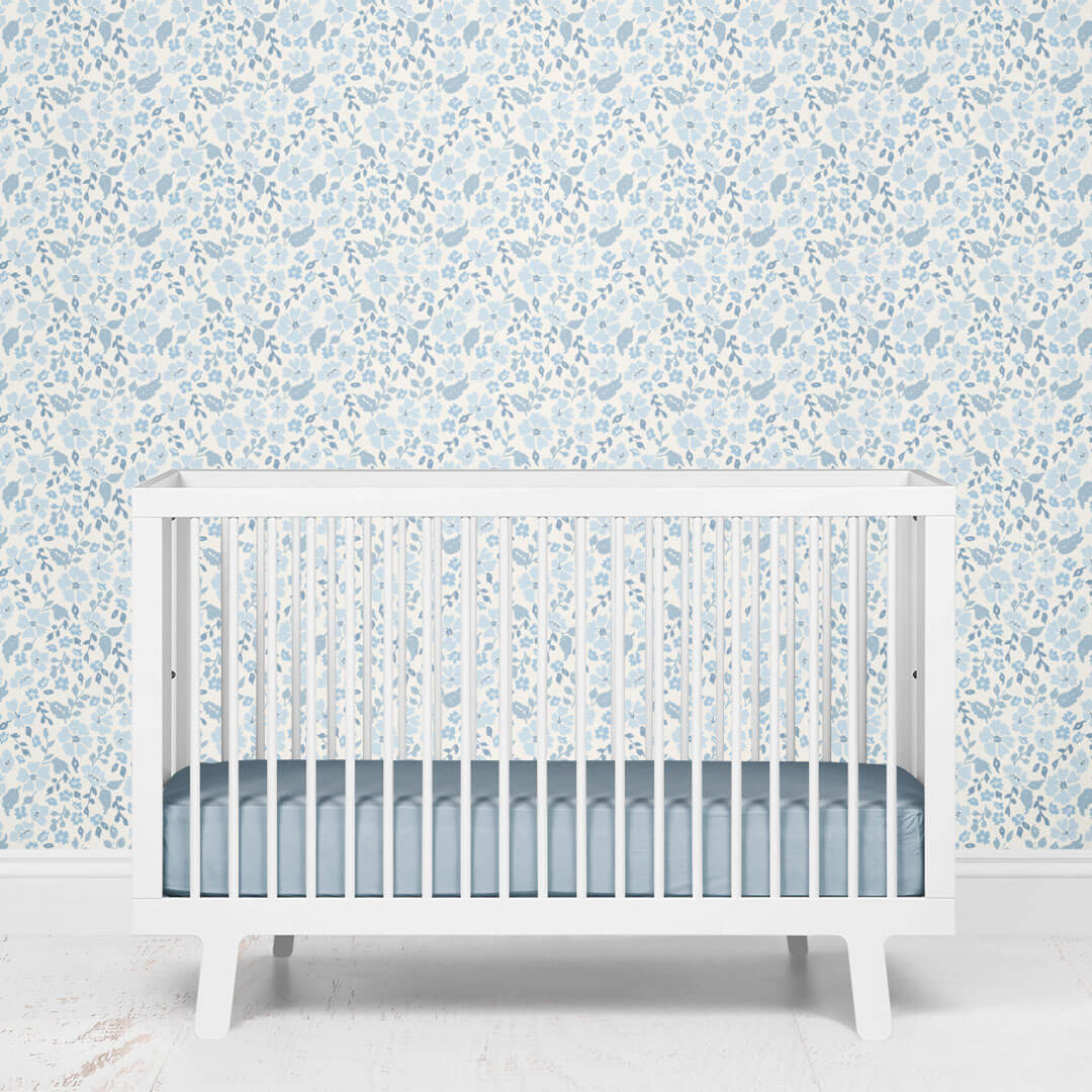 Botanical Blue Removable Wallpaper
