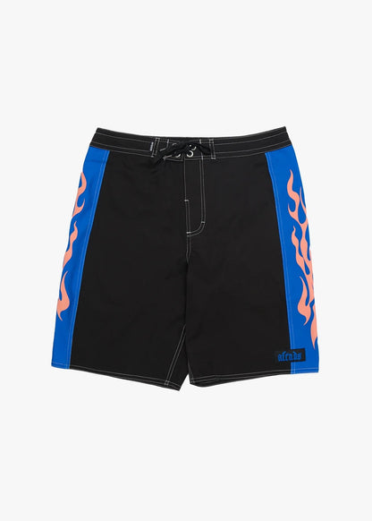 AFENDS Mens Rikki - Surf Related V.2 Boardshorts 20" - Black