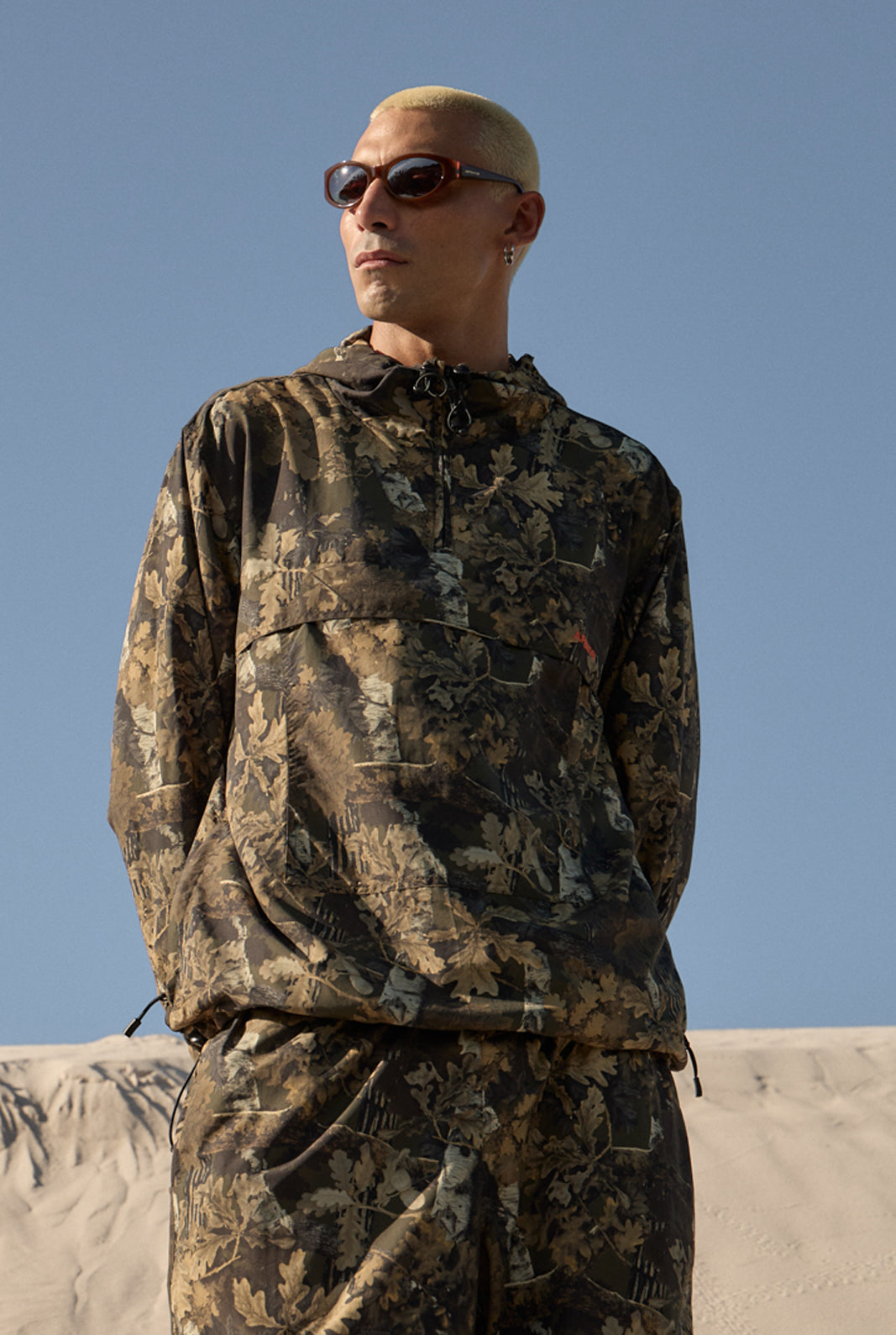 AFENDS Mens System -  Water Resistant Spray Anorak Jacket - Find Me