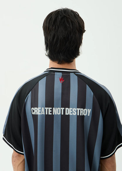 AFENDS Mens Holloway - Raglan Jersey - Black
