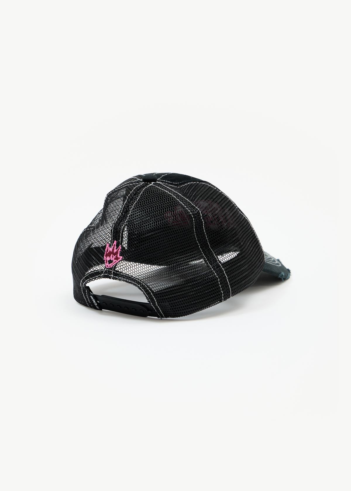 AFENDS Mens Arch - Six Panel Mesh Cap - Black