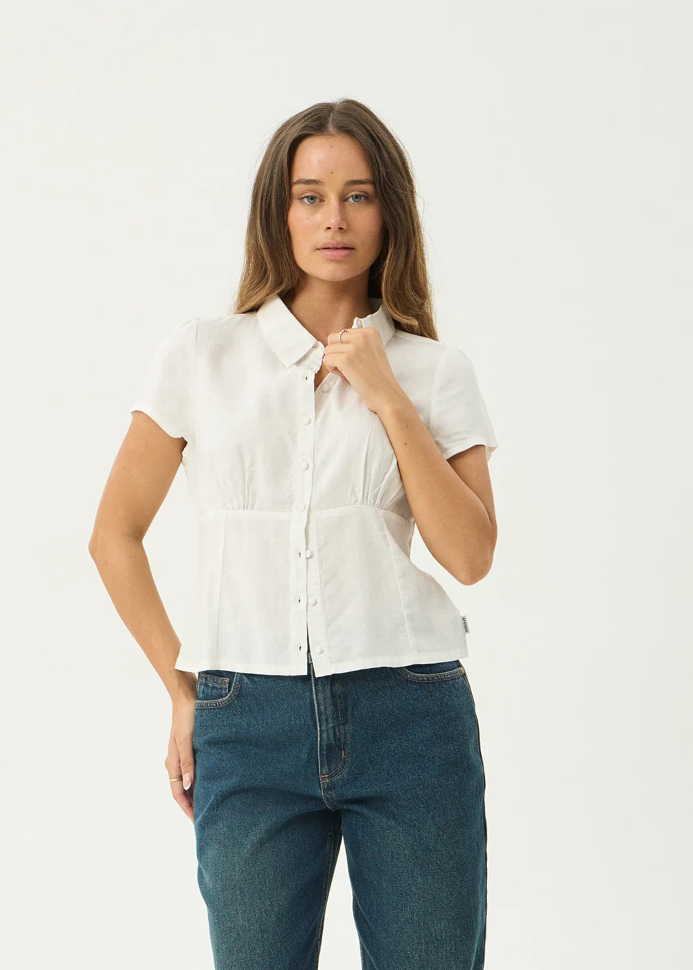 AFENDS Womens Evie - Shirt - White