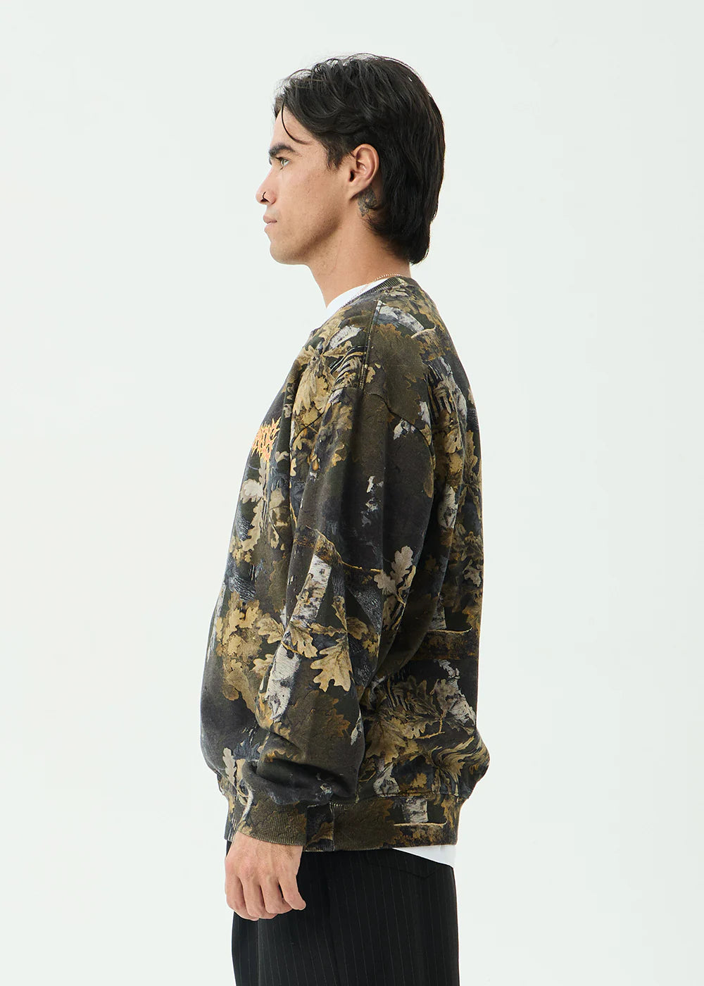 AFENDS Mens Find Me - Crew Neck - Find Me