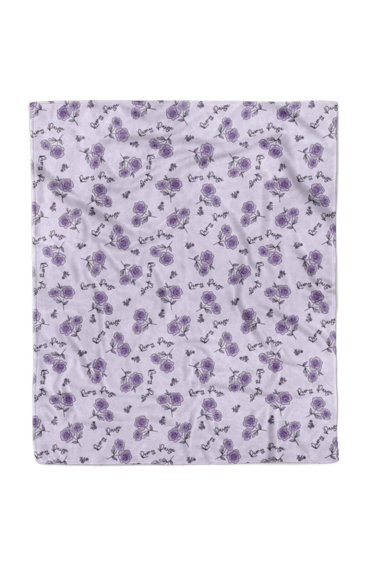 Personalized Kids Blanket | Amethyst Garden