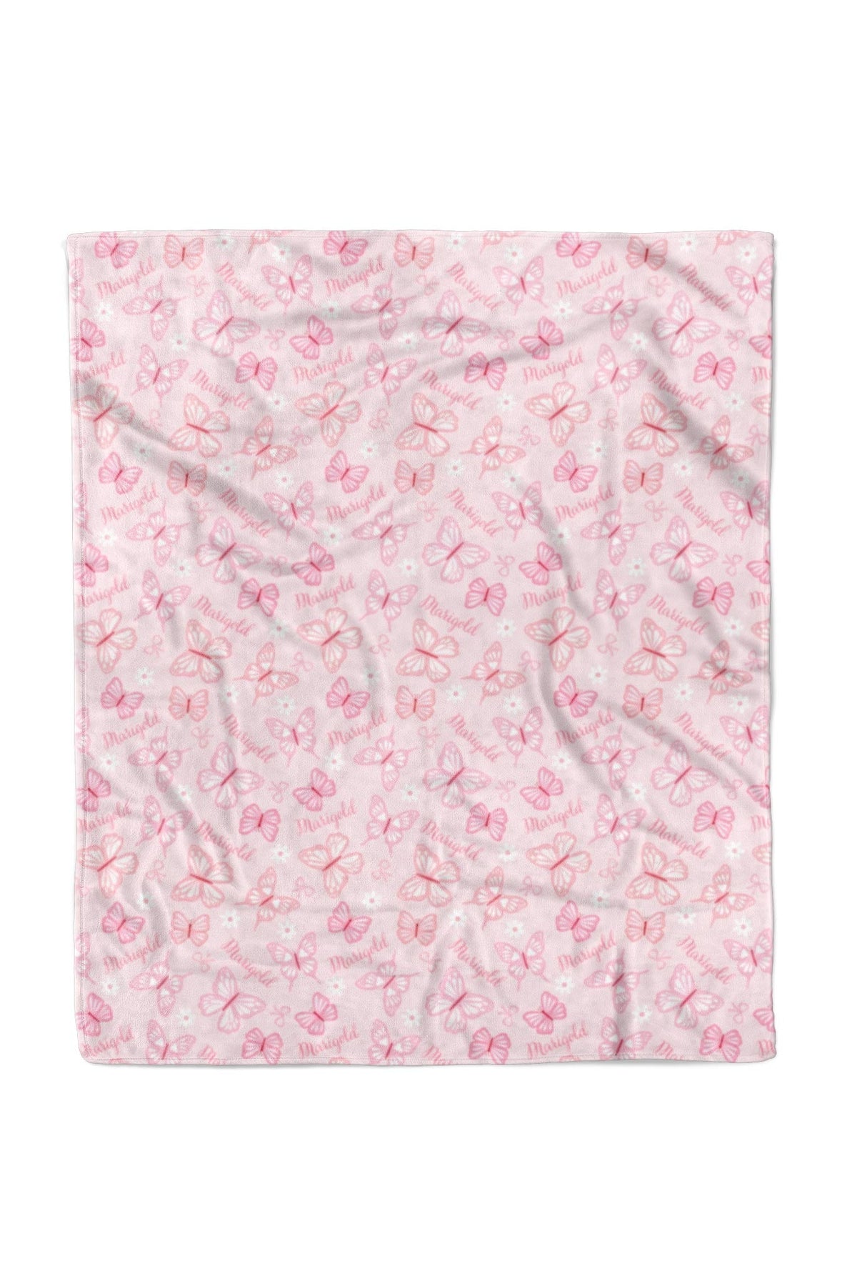 Personalized Kids Blanket | Blooming Butterflies