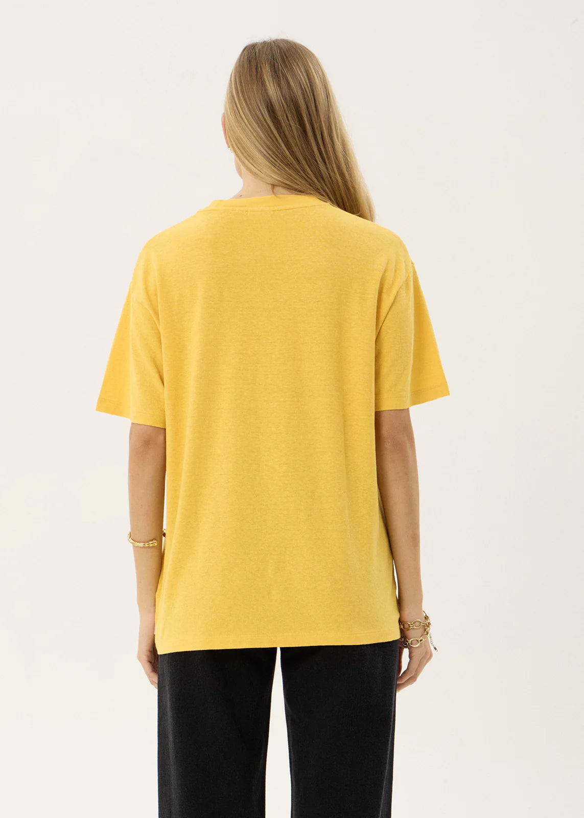 AFENDS Womens Holly - Oversized Tee - Mango