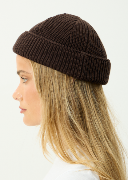 AFENDS Mens Thc - Wharfie Beanie - Coffee