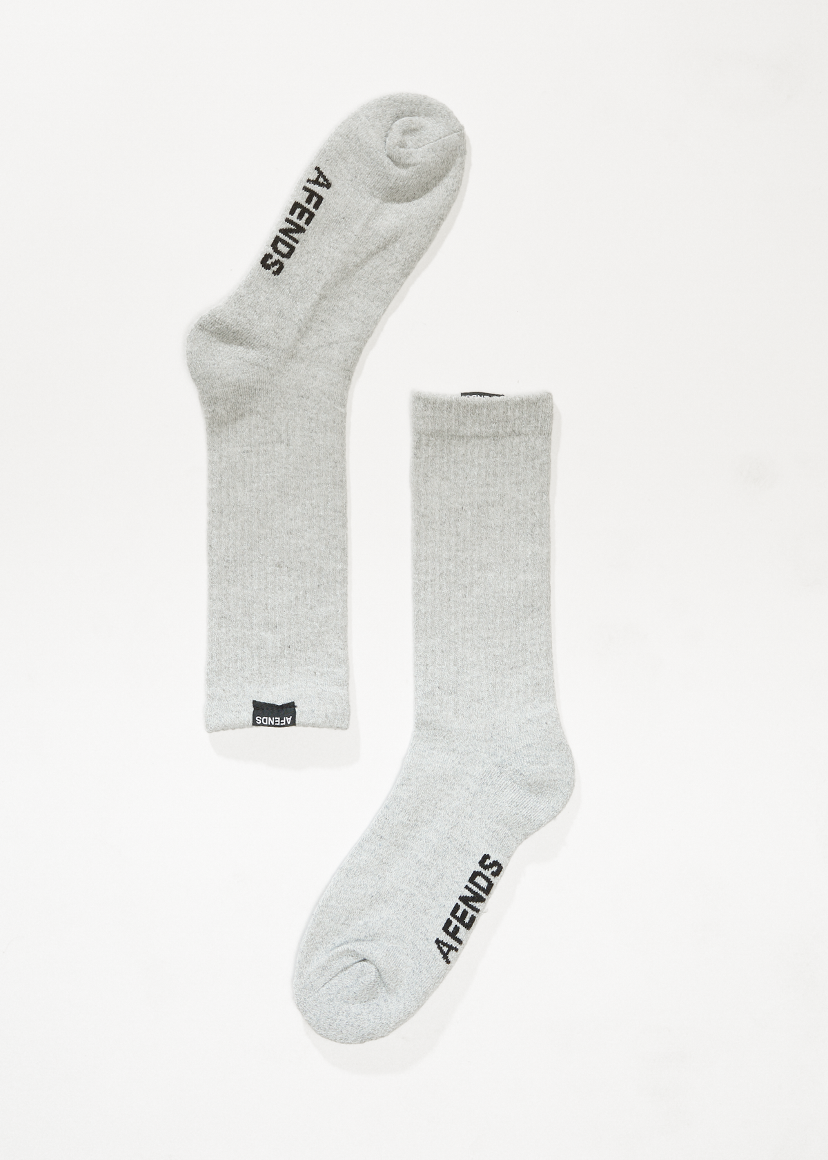AFENDS Mens Everyday - Socks One Pack - Shadow Grey Marle