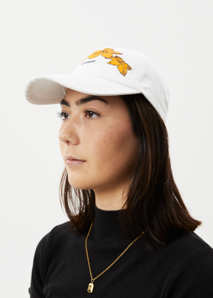 AFENDS Unisex Intergalactic - 6 Panel Cap - White