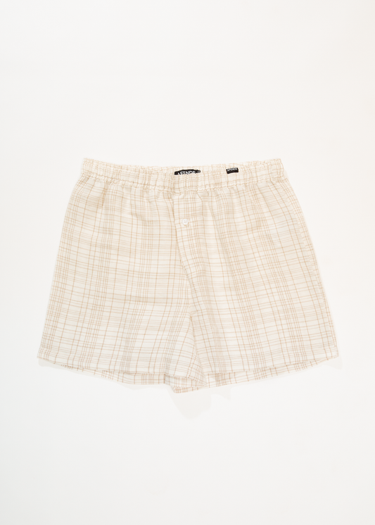 AFENDS Womens Criss Cross - Boxer Short - Taupe