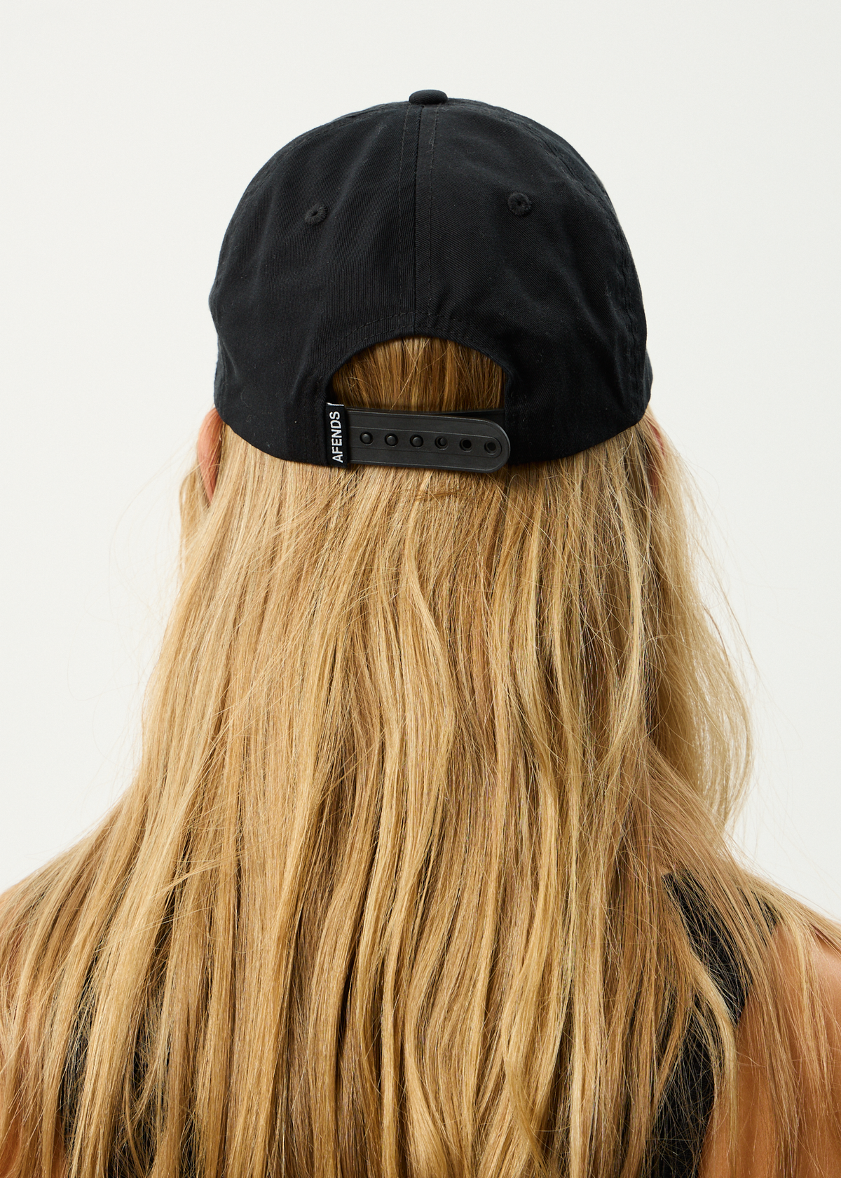 AFENDS Mens Genesis - Six Panel Cap - Stone Black