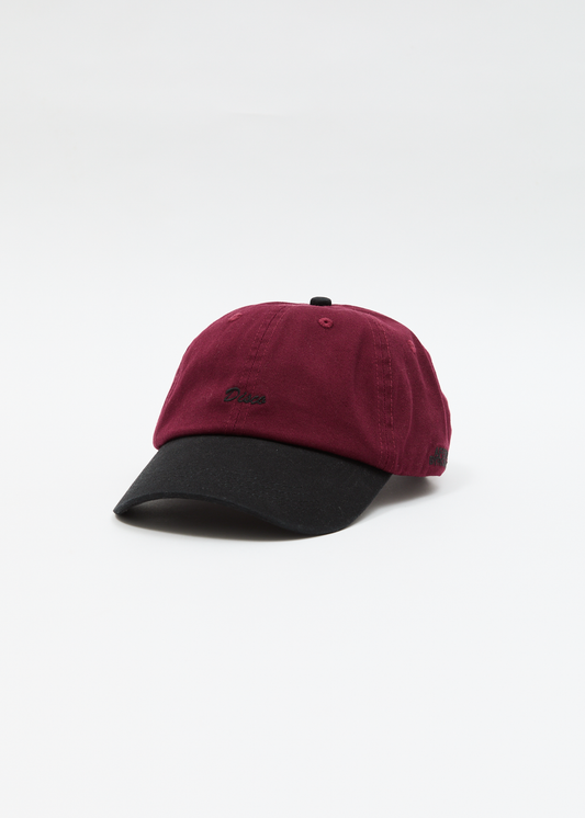 AFENDS Womens Disco - Panelled Cap - Burgundy