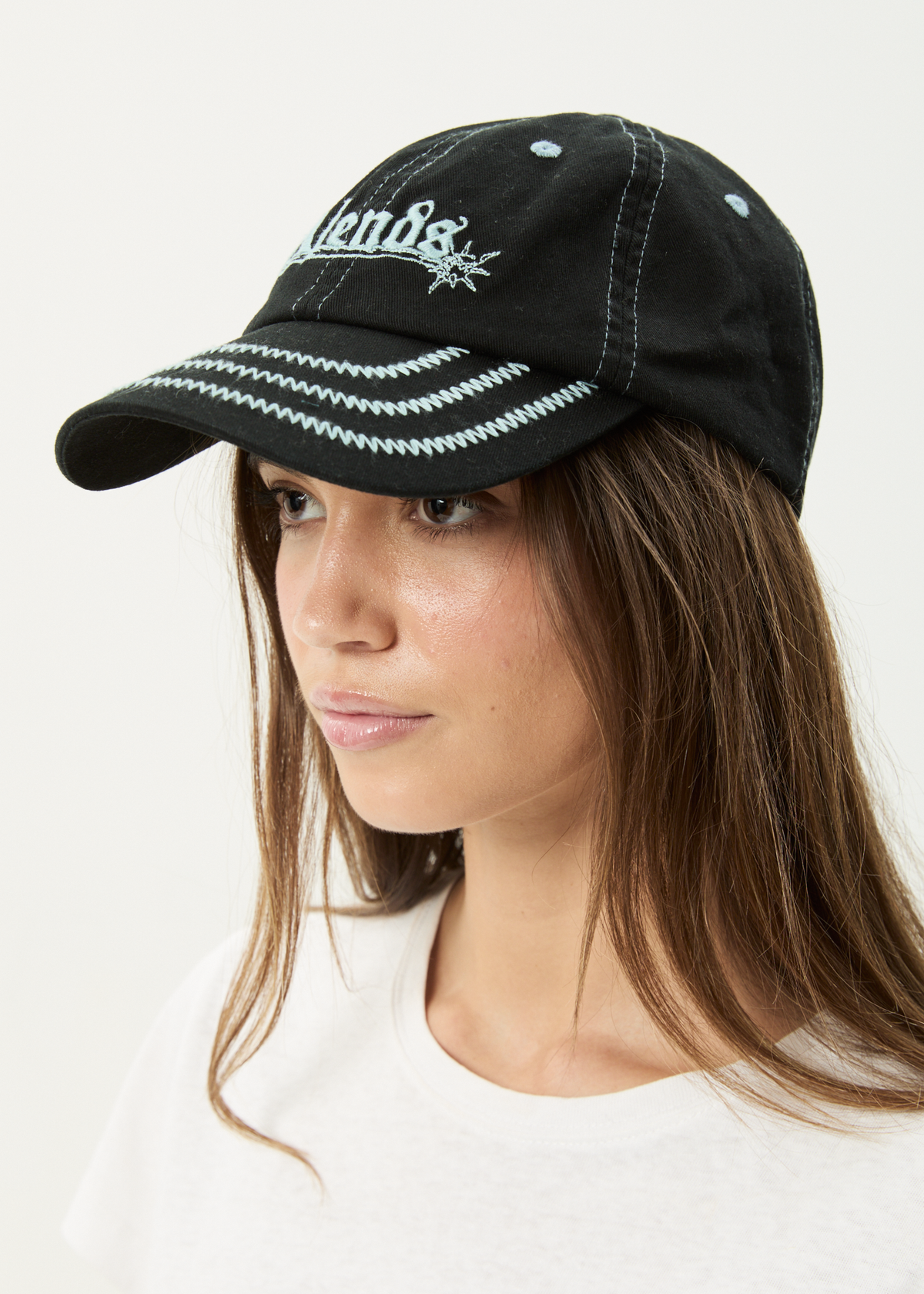 AFENDS Mens Mace - Six Panel Cap - Black