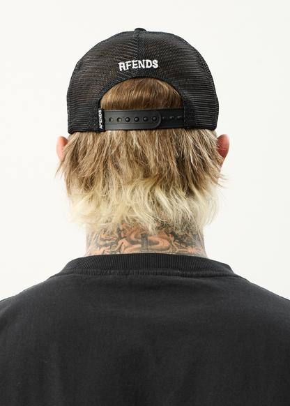 AFENDS Mens My Tribe - Trucker Cap - Black