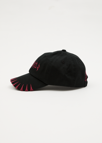 AFENDS Mens Spinal - Six Panel Cap - Black