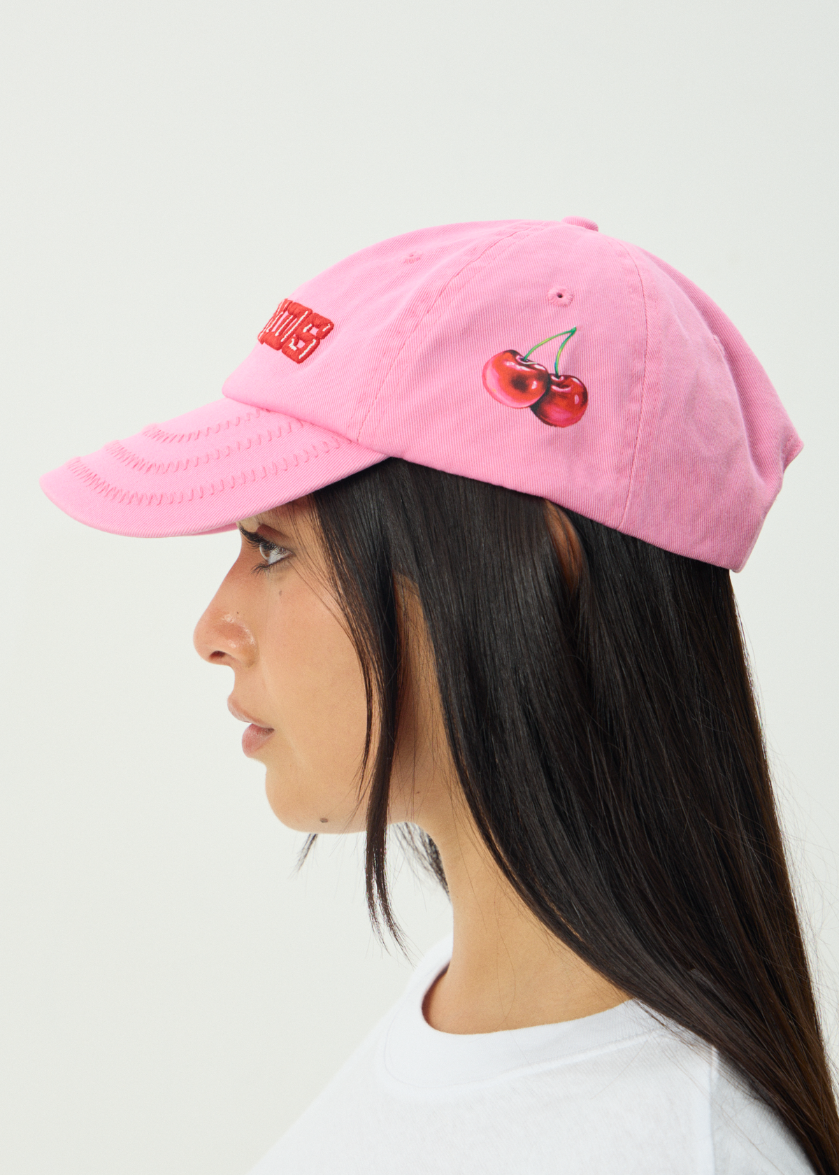 AFENDS Mens Abiza - Six Panel Cap - Vintage Pink