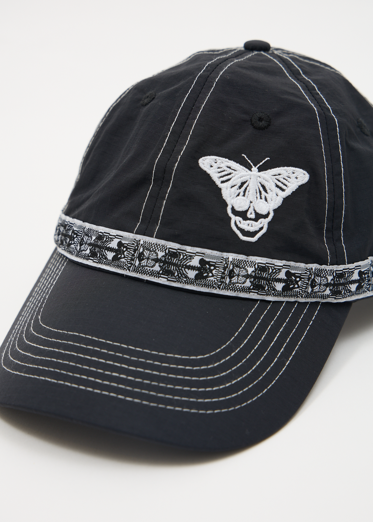 AFENDS Mens Boned - Six Panel Cap - Black