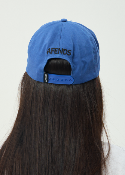 AFENDS Mens Heavy Duty - Five Panel Cap - Marine