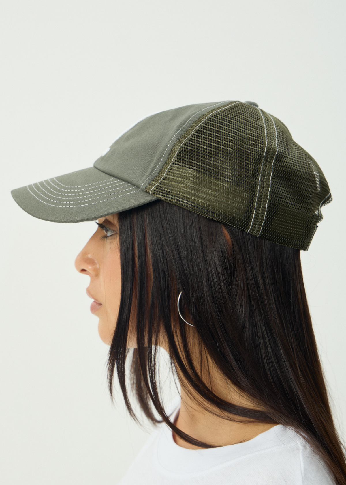 AFENDS Mens Skeletor - Six Panel Mesh Cap - Sycamore
