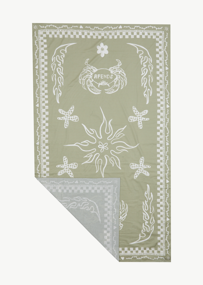 AFENDS Womens Calda - Sarong - Olive