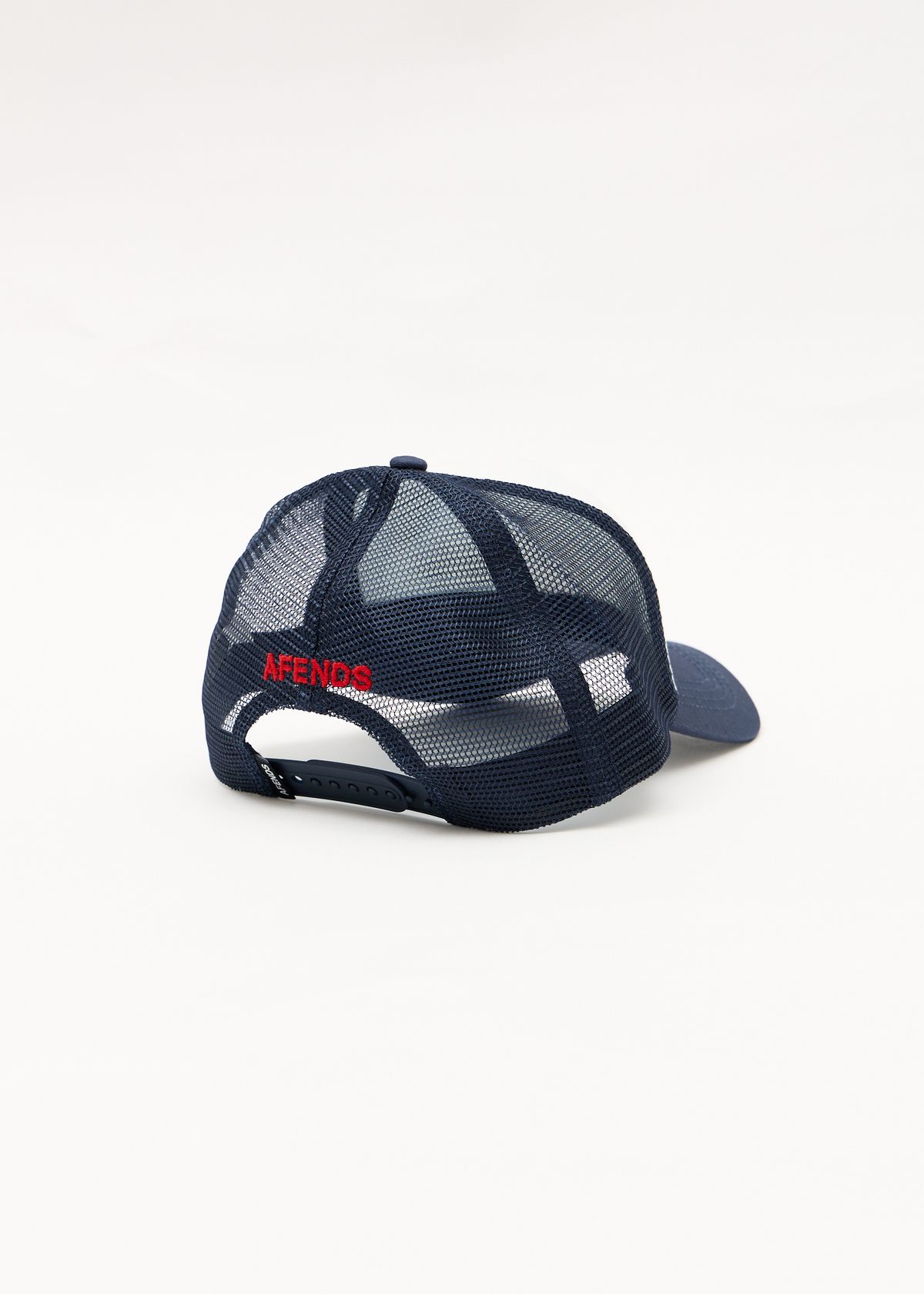 AFENDS Mens Flower Power - Five Panel Cap - Deep Sea