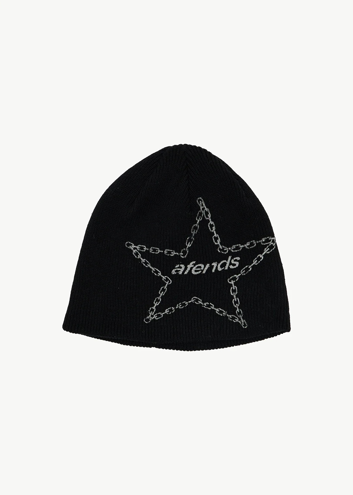 AFENDS Mens Chains - Beanie - Black