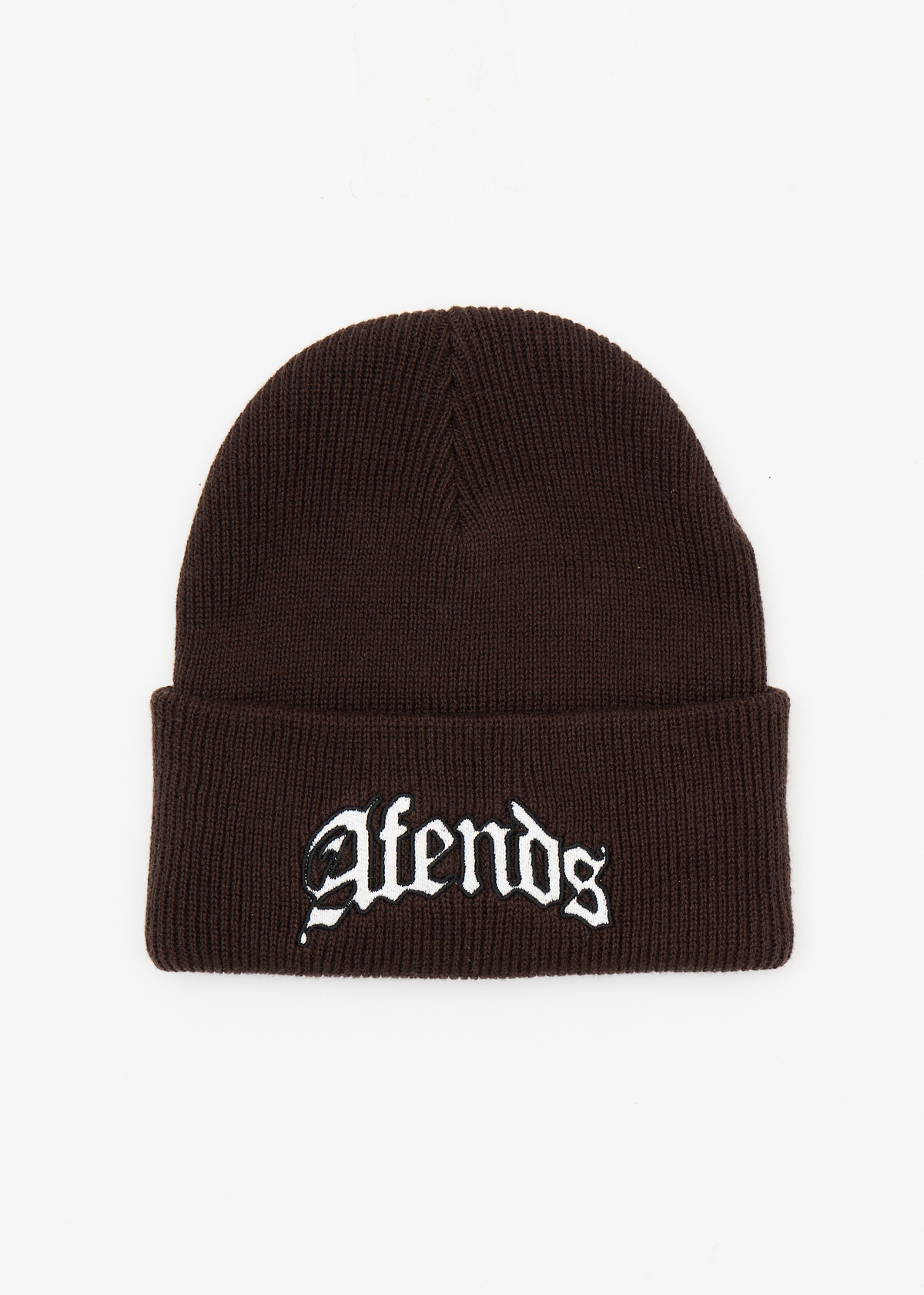 AFENDS Mens Home - Cuffed Beanie - Coffee