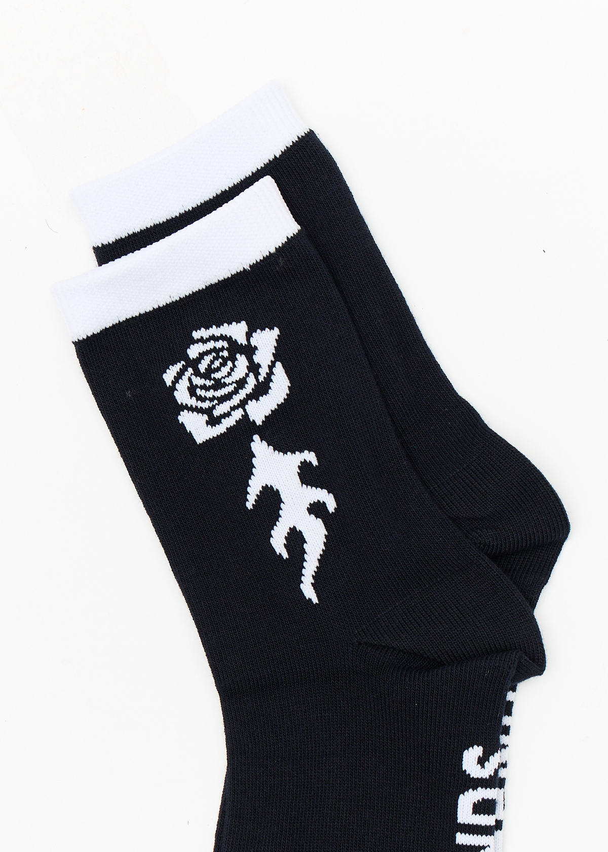 AFENDS Womens Desert Rose - Two Pack Socks - White / Navy