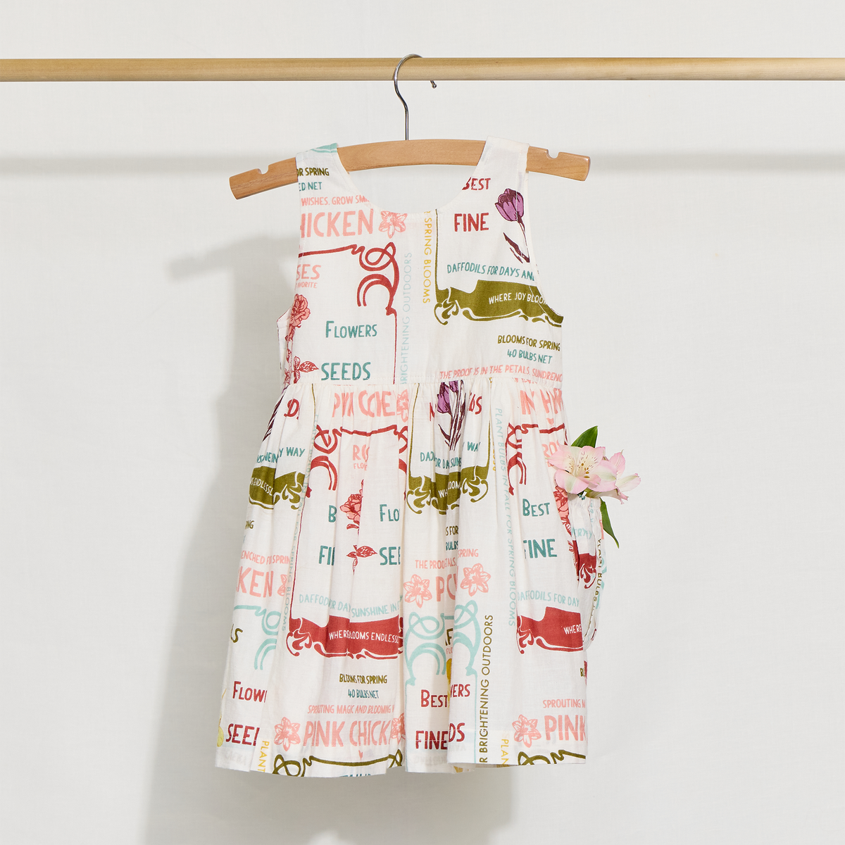 Girls Laura Dress - Flower Seeds
