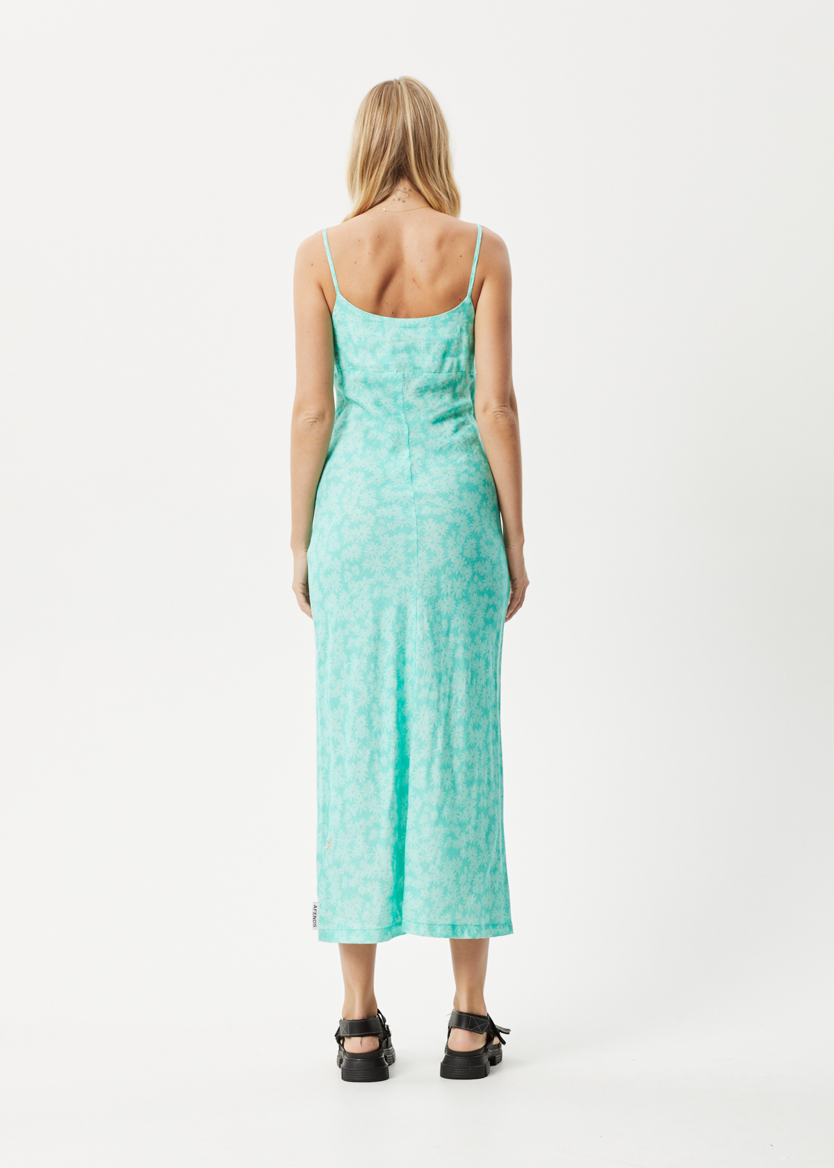 AFENDS Womens Benny - Maxi Dress - Jade Daisy
