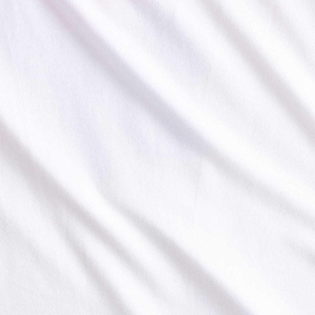 White Scallop Crew Socks