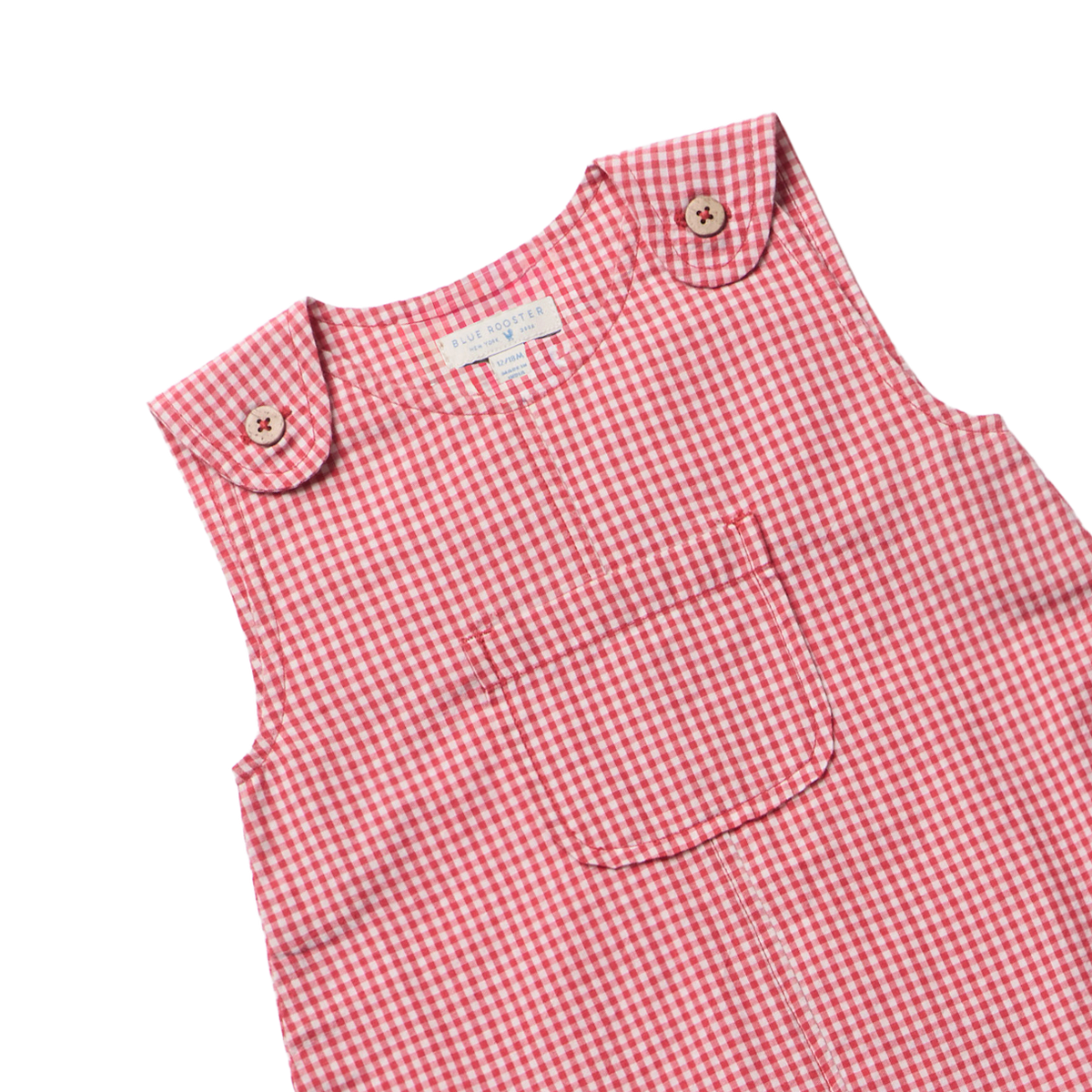 Baby Boys Noah Jumper - Red Gingham