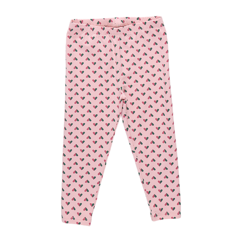 Cartwheel Legging - Pink Mini Half Hearts
