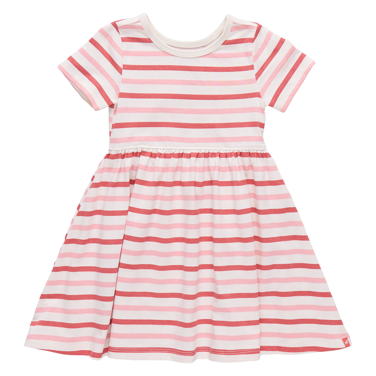 Sunny Dress - Pink and Red Stripe