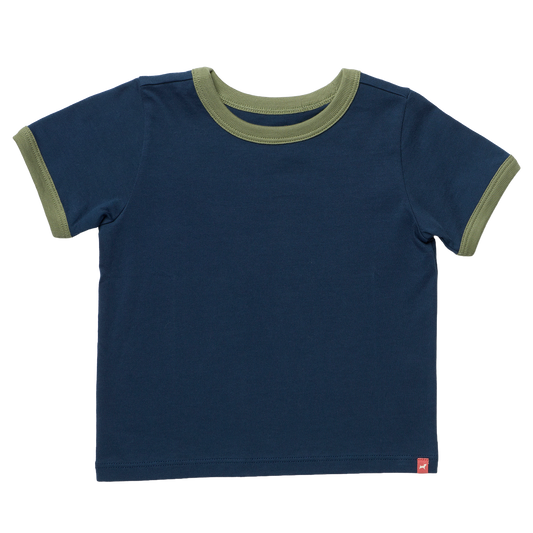 Adventure Ringer T-Shirt - Navy