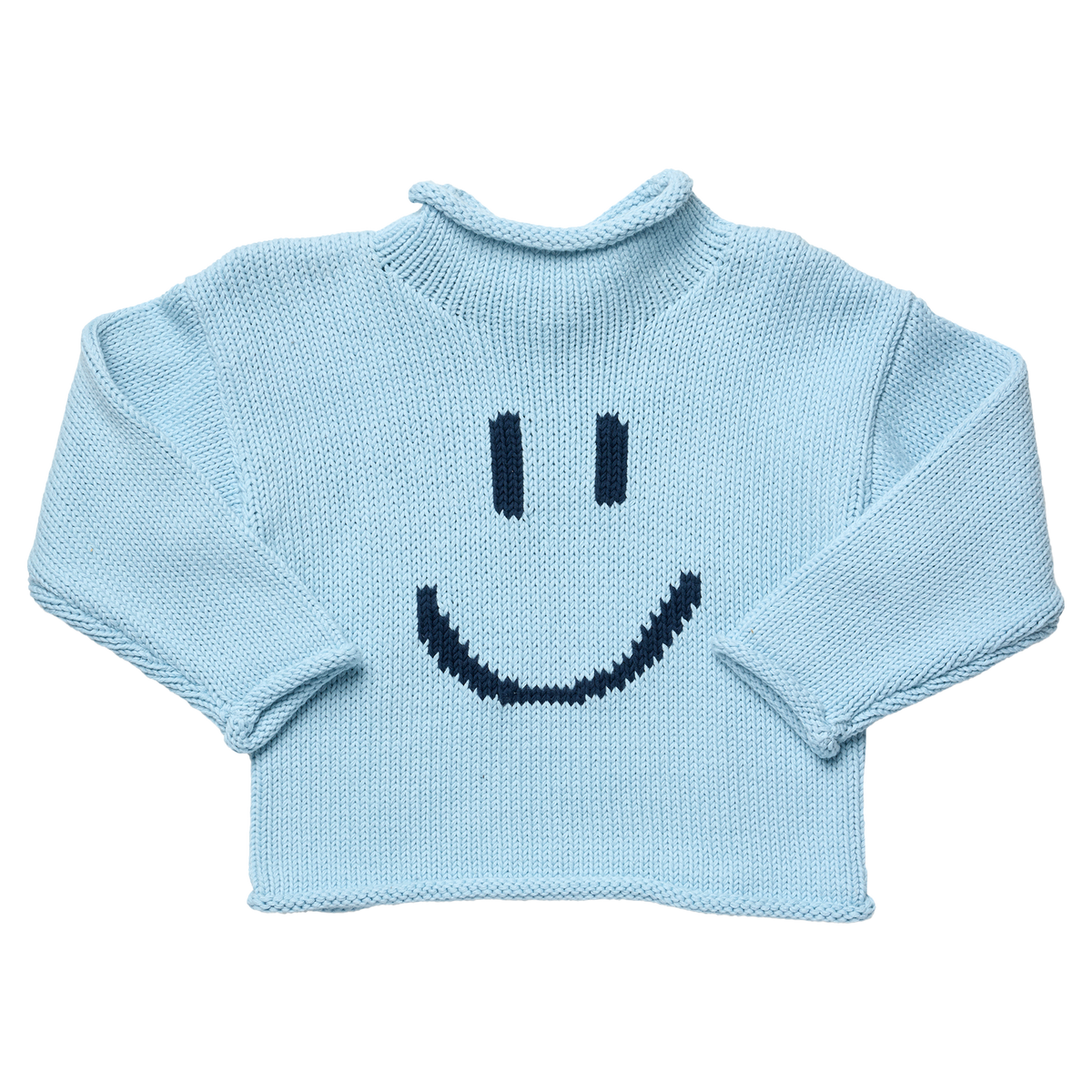 Classic Sweater - Blue Smiley