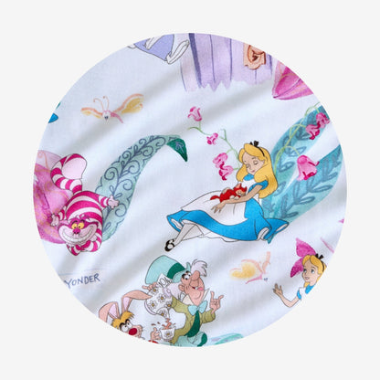 Disney Adventures in Wonderland French Terry Ruffled Zippered Hoodie