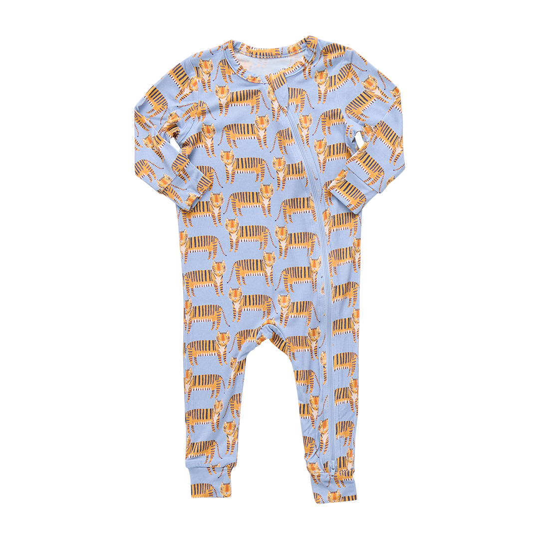 Baby Bamboo Romper - Tigers