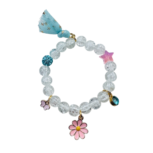 Spring Flower Clear Bracelet