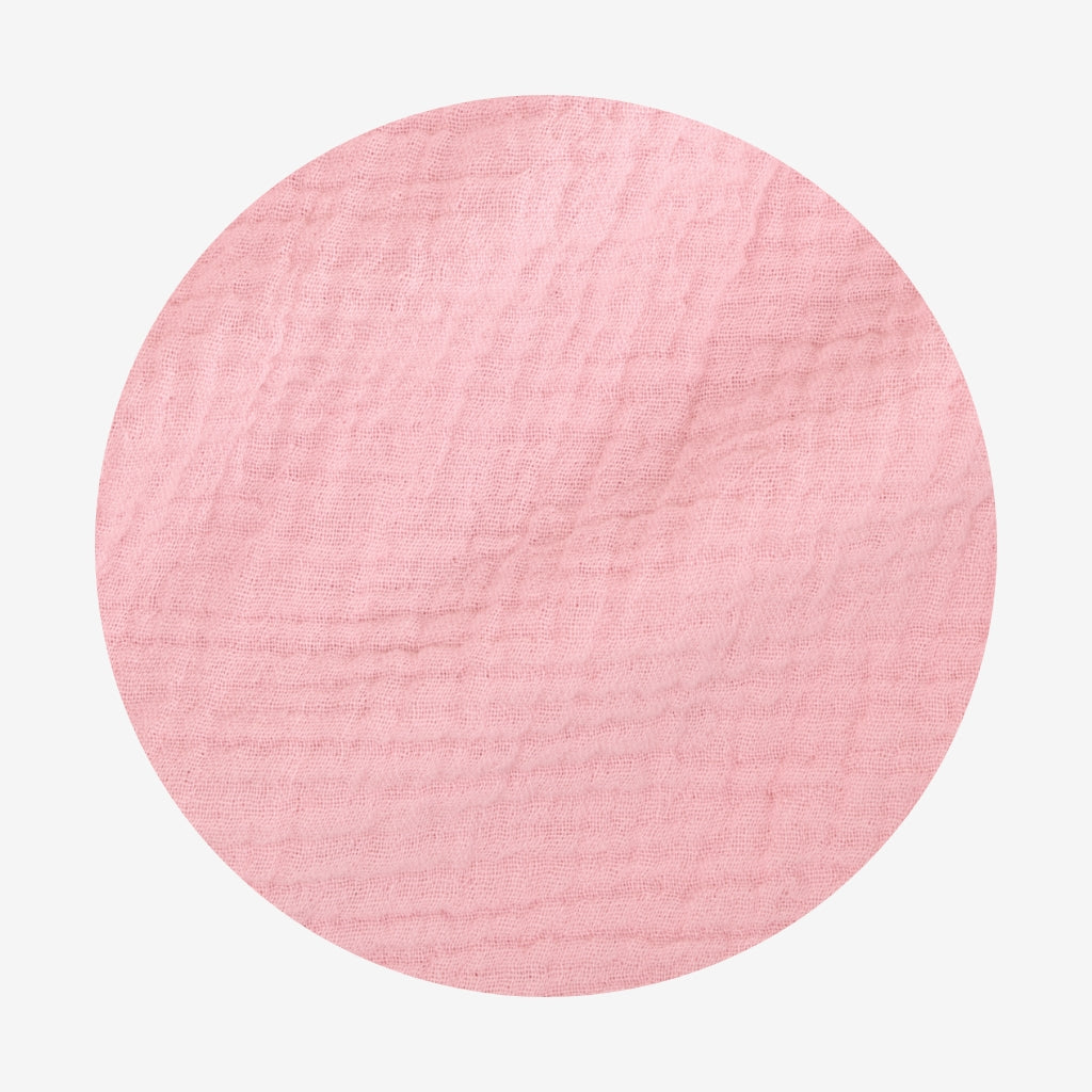 Happy Pink Cotton Crinkle Romper
