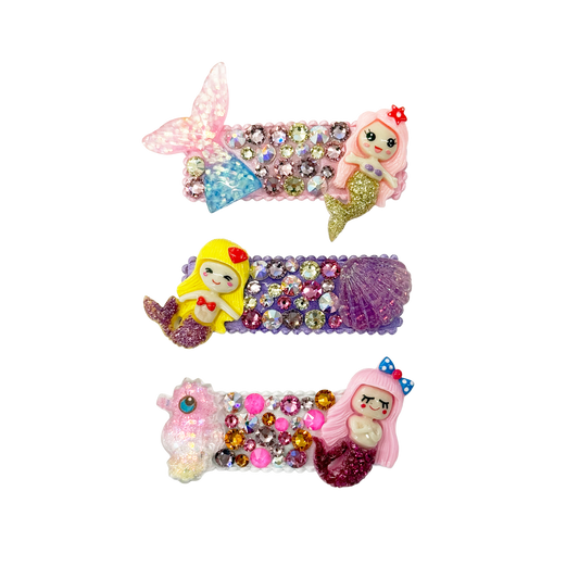 3 Pack Clip Set: Mermaids