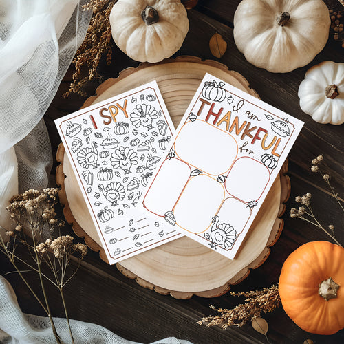 Kid's Thanksgiving Activities - Free Digital Download