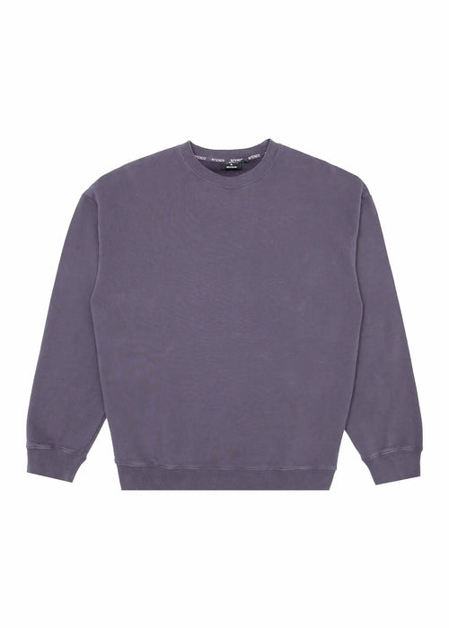 AFENDS Mens Genesis - Crew Neck - Vintage Aubergine