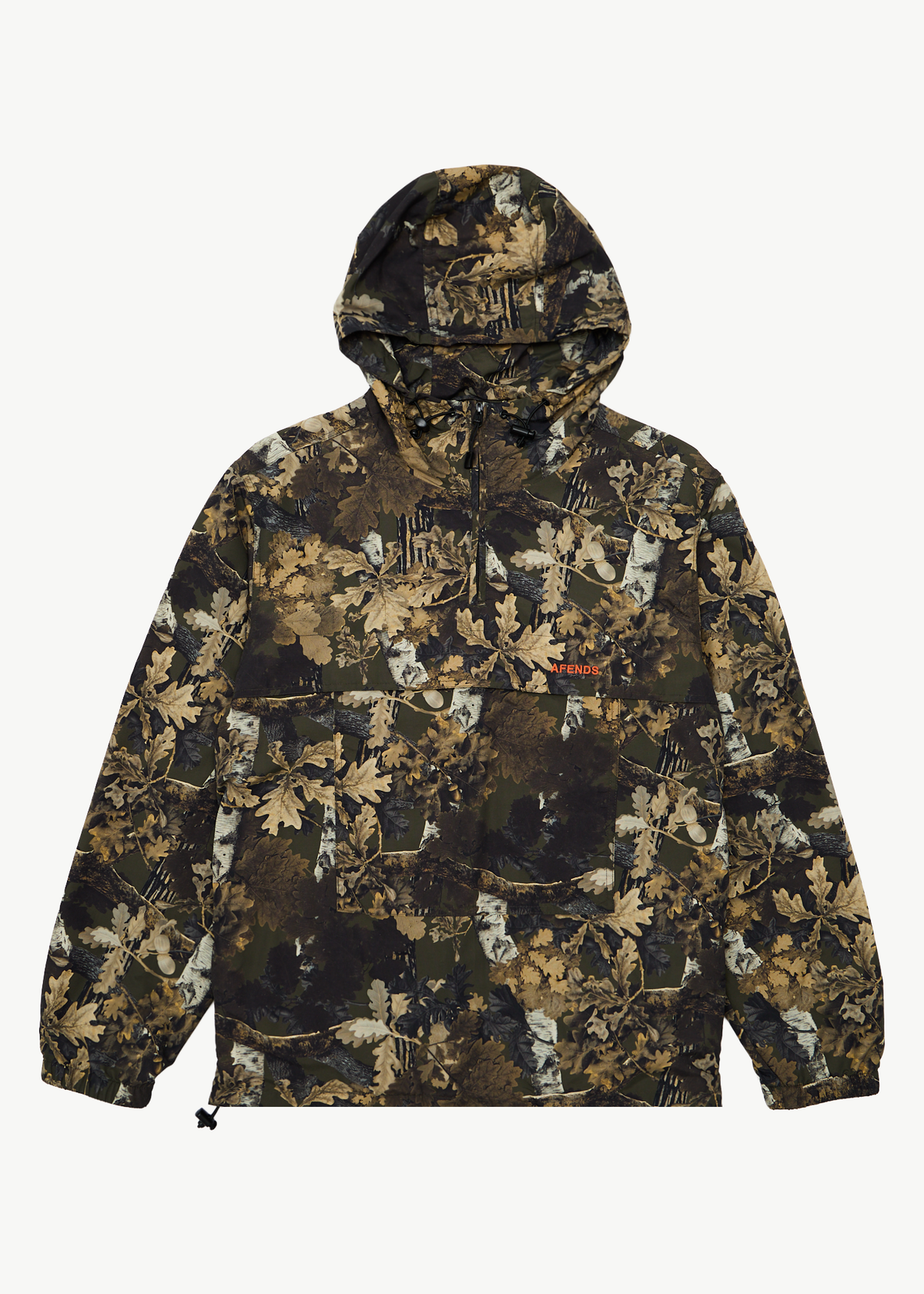 AFENDS Mens System -  Water Resistant Spray Anorak Jacket - Find Me